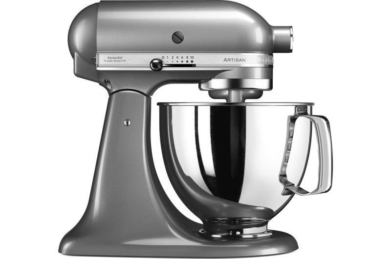 Robot patissier KITCHENAID 5KSM125ECU ARTISAN GRIS ARGENT